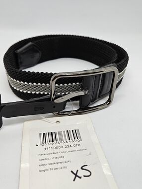 USG Women's Belt - Cinto Reversible Belt Blk/Grey/White 70cm
